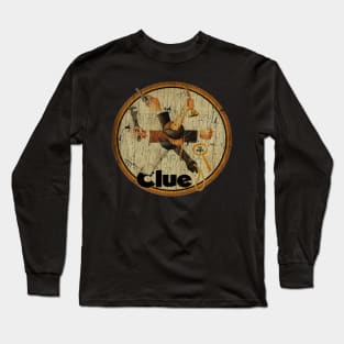 Vintage Style art- Clue Long Sleeve T-Shirt